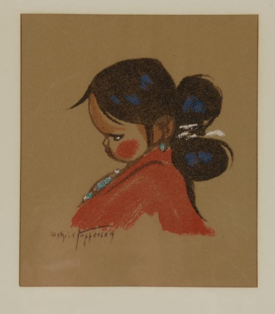 Two Chris Toppersen Vintage Serigraphs of Children