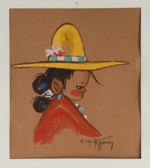 Two Chris Toppersen Vintage Serigraphs of Children