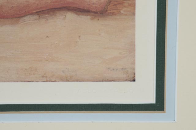 Limited Edition Offset Lithograph of Pablo Picasso's "Family at the Seashore"