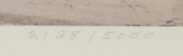 Limited Edition Offset Lithograph of Pablo Picasso's "Family at the Seashore"