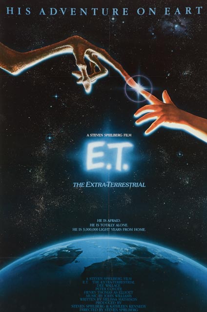 "E.T." Original 1982 Vintage Movie Poster