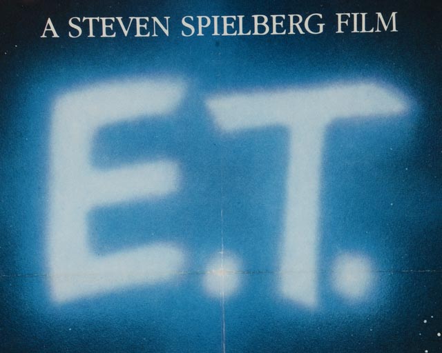 "E.T." Original 1982 Vintage Movie Poster