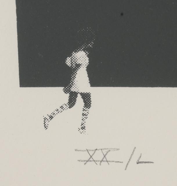 Barron Krody Signed Limited Edition "Urban Walls" Serigraph