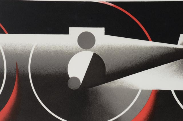 Cassandre Hand-Pulled Lithographic Art Deco "Nord-Express" Poster