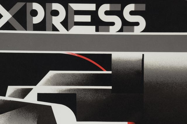 Cassandre Hand-Pulled Lithographic Art Deco "Nord-Express" Poster