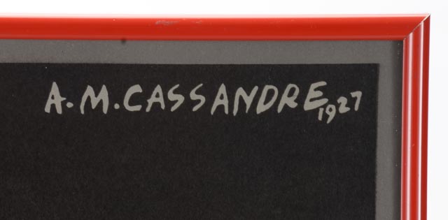 Cassandre Hand-Pulled Lithographic Art Deco "Nord-Express" Poster