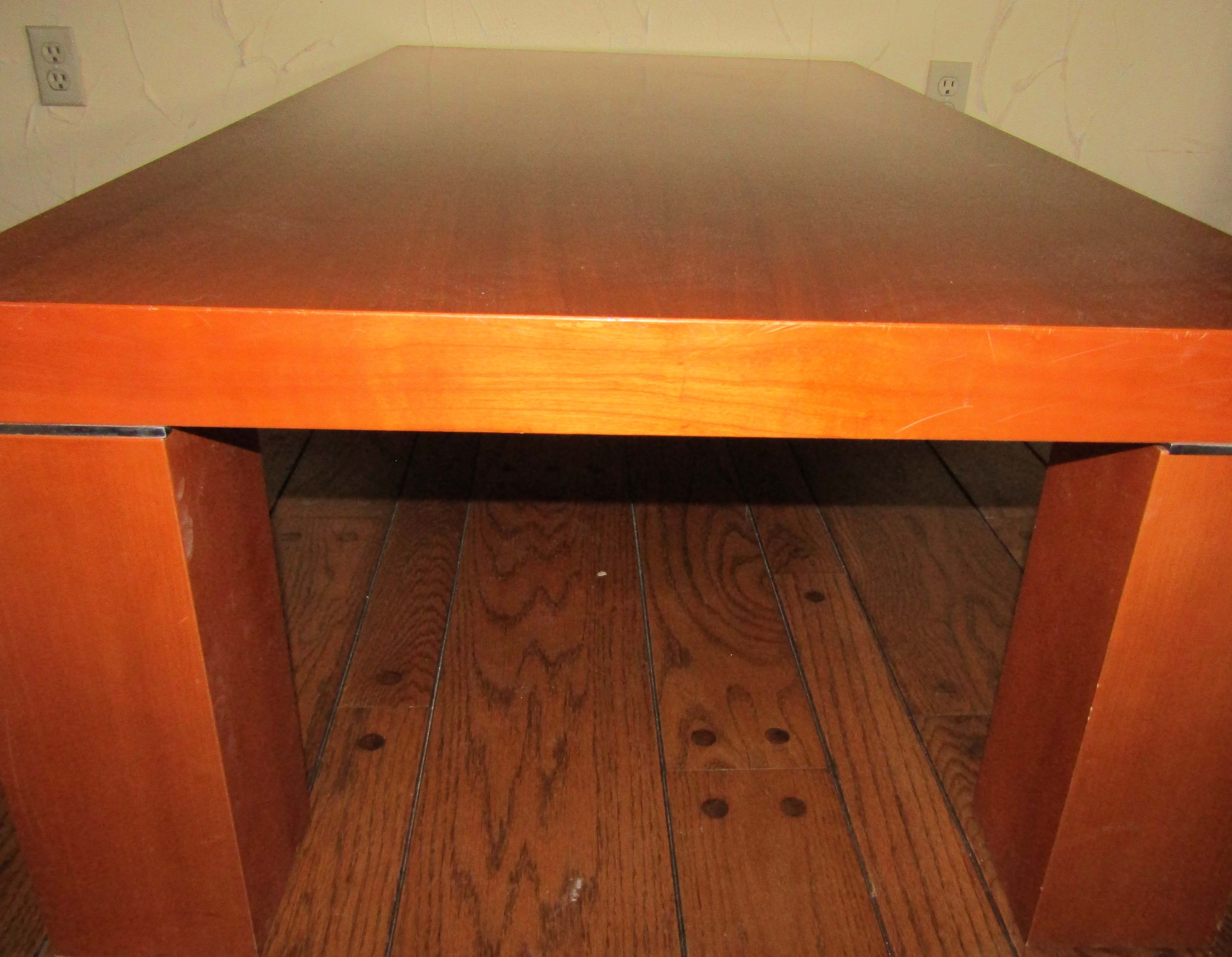 Cattelan Italia Modern Maple Cocktail Table