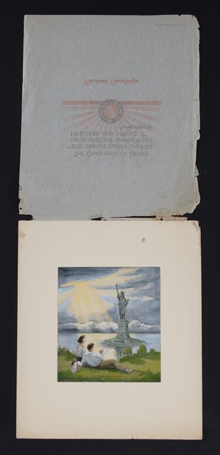 Pair of Solar Steel Corporation Vintage Holiday Prints