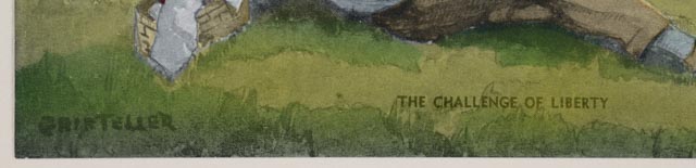 Pair of Solar Steel Corporation Vintage Holiday Prints