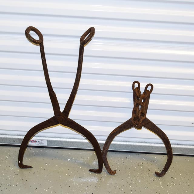 Vintage Railroad Tie Tongs