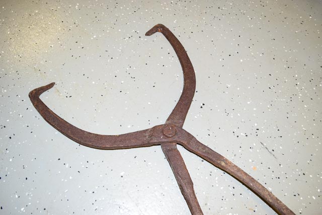 Vintage Railroad Tie Tongs