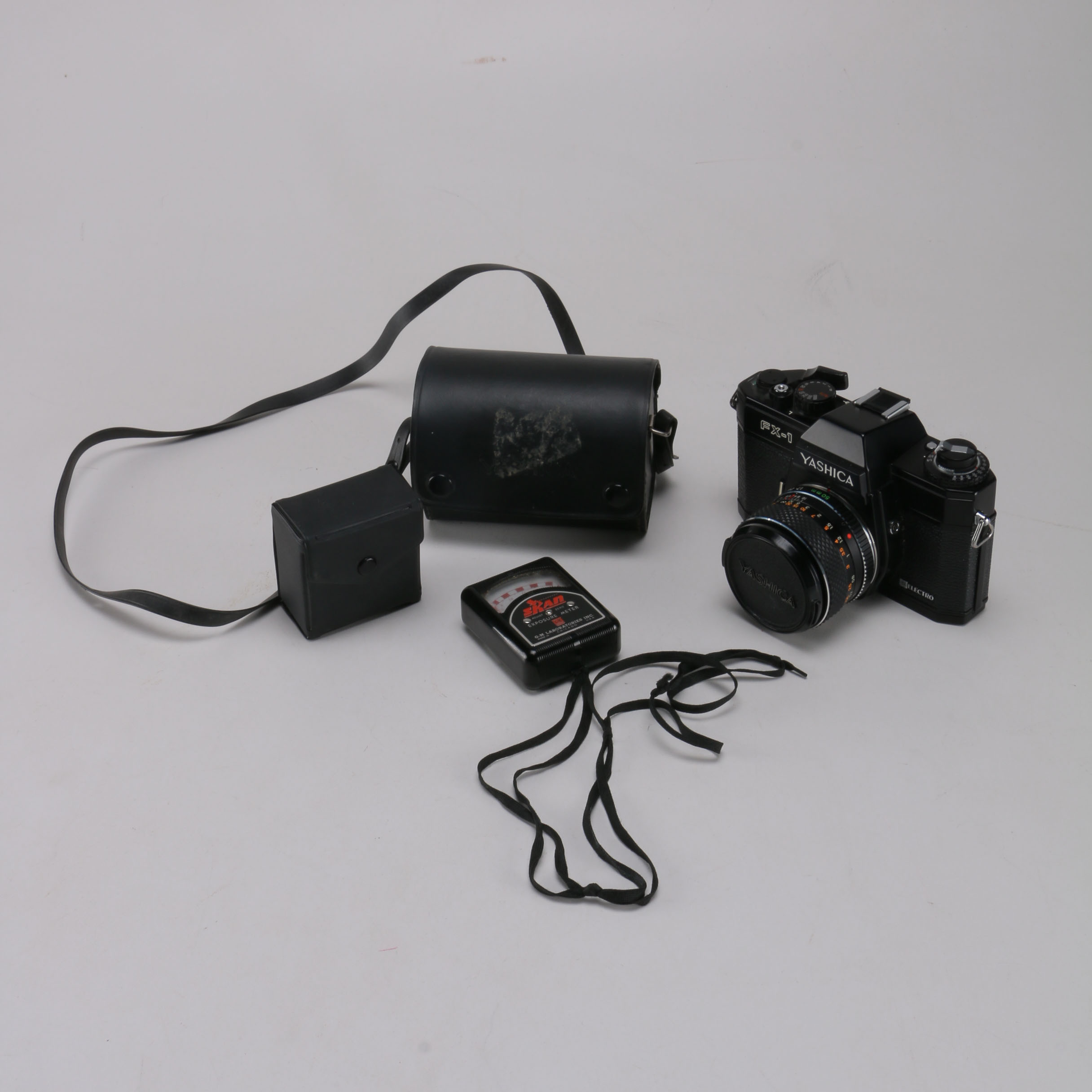 Vintage Yashica FX-1 Camera and Accessories