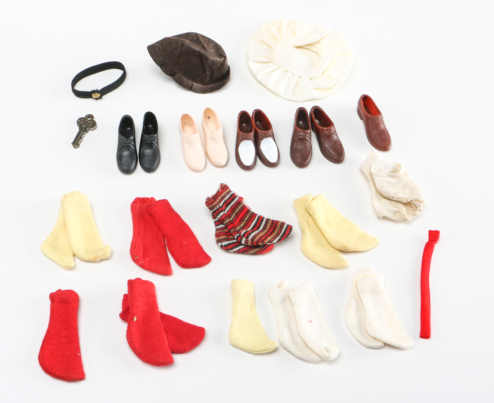 1960s Ken Doll Carrying Case with Doll and Accessories