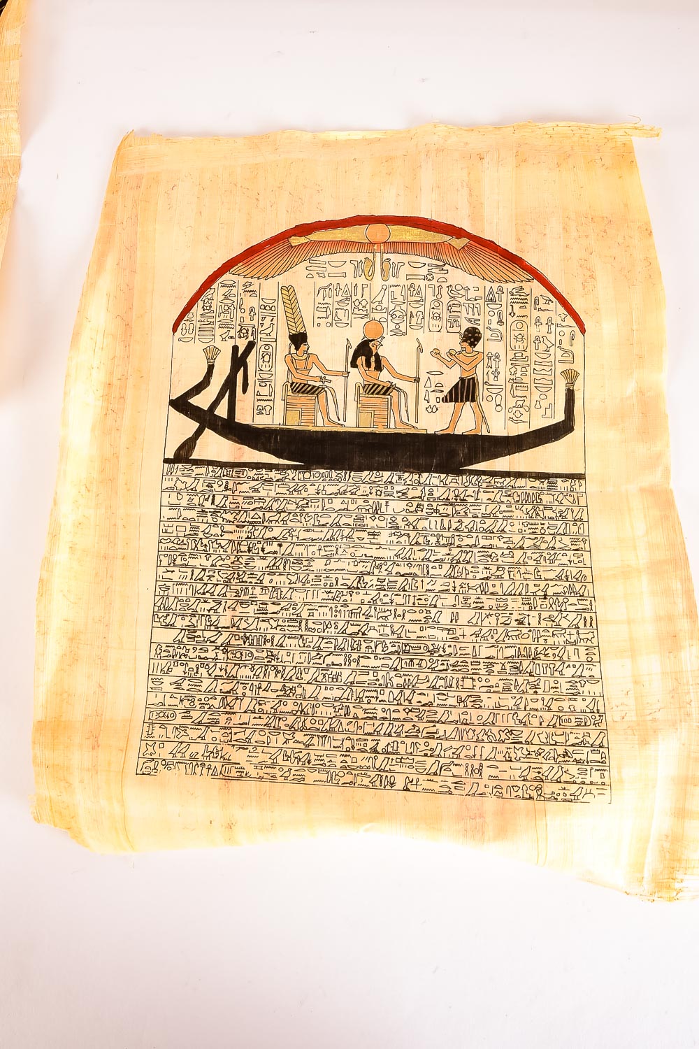 Two Eqyptian Papyrus Artworks