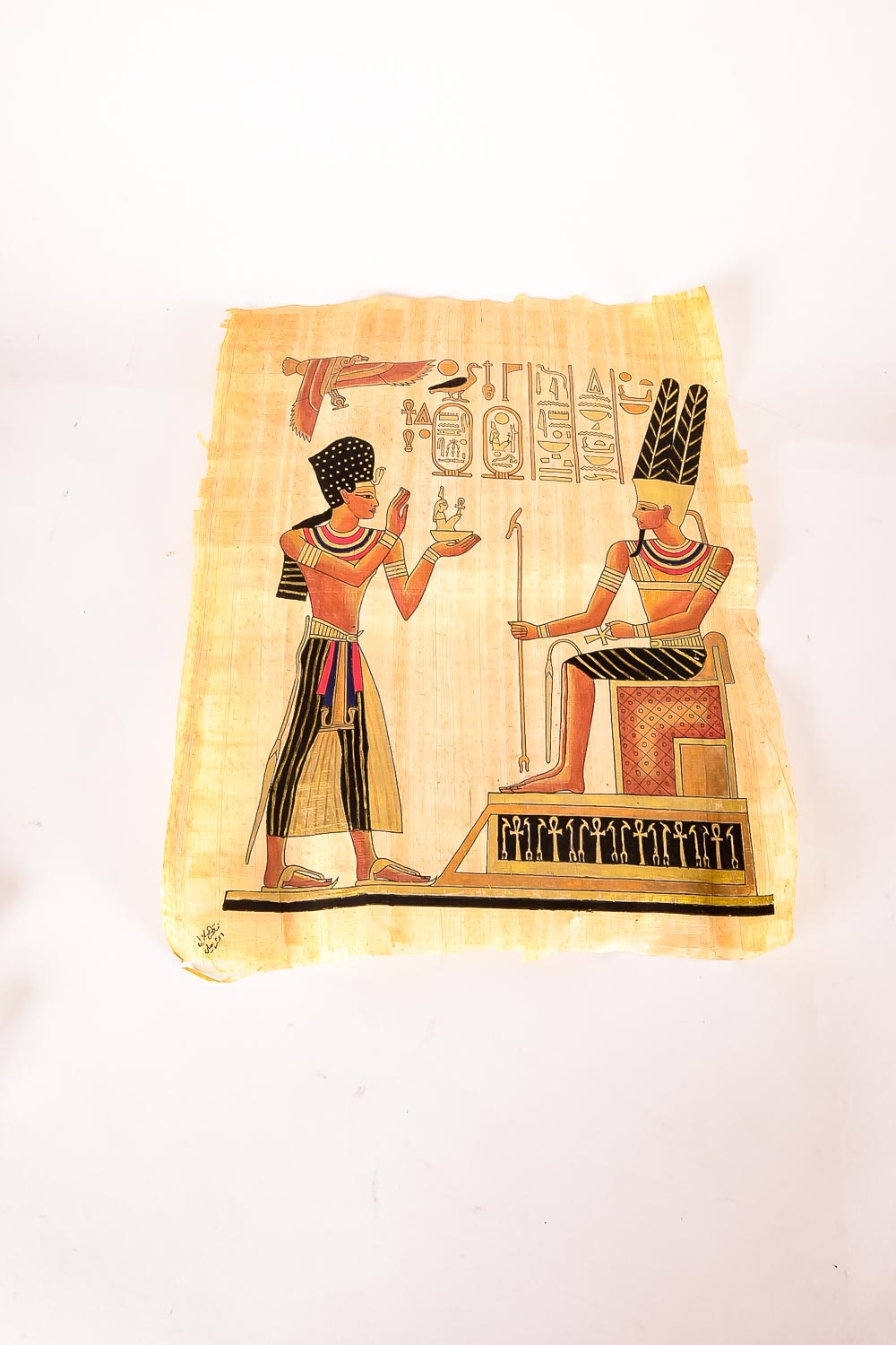 Two Eqyptian Papyrus Artworks