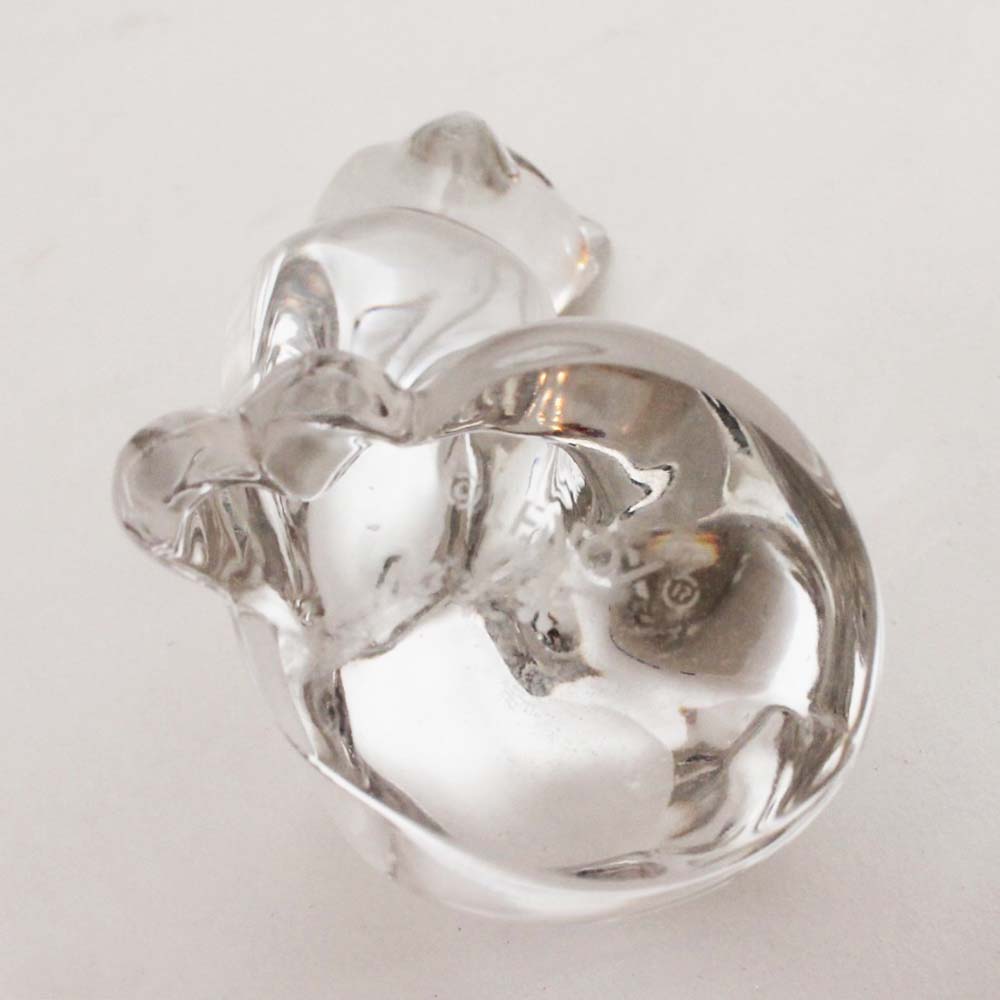 Pair of Lenox Crystal Cat Figurines