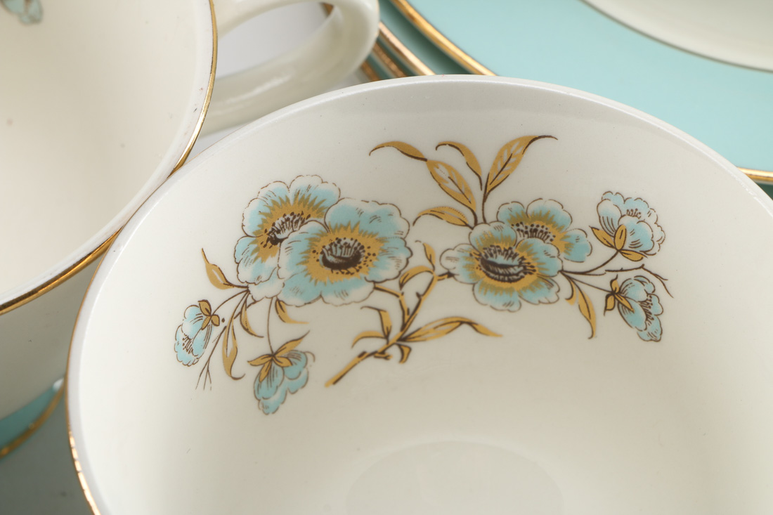 Collection of Robin's Egg Blue Dishes