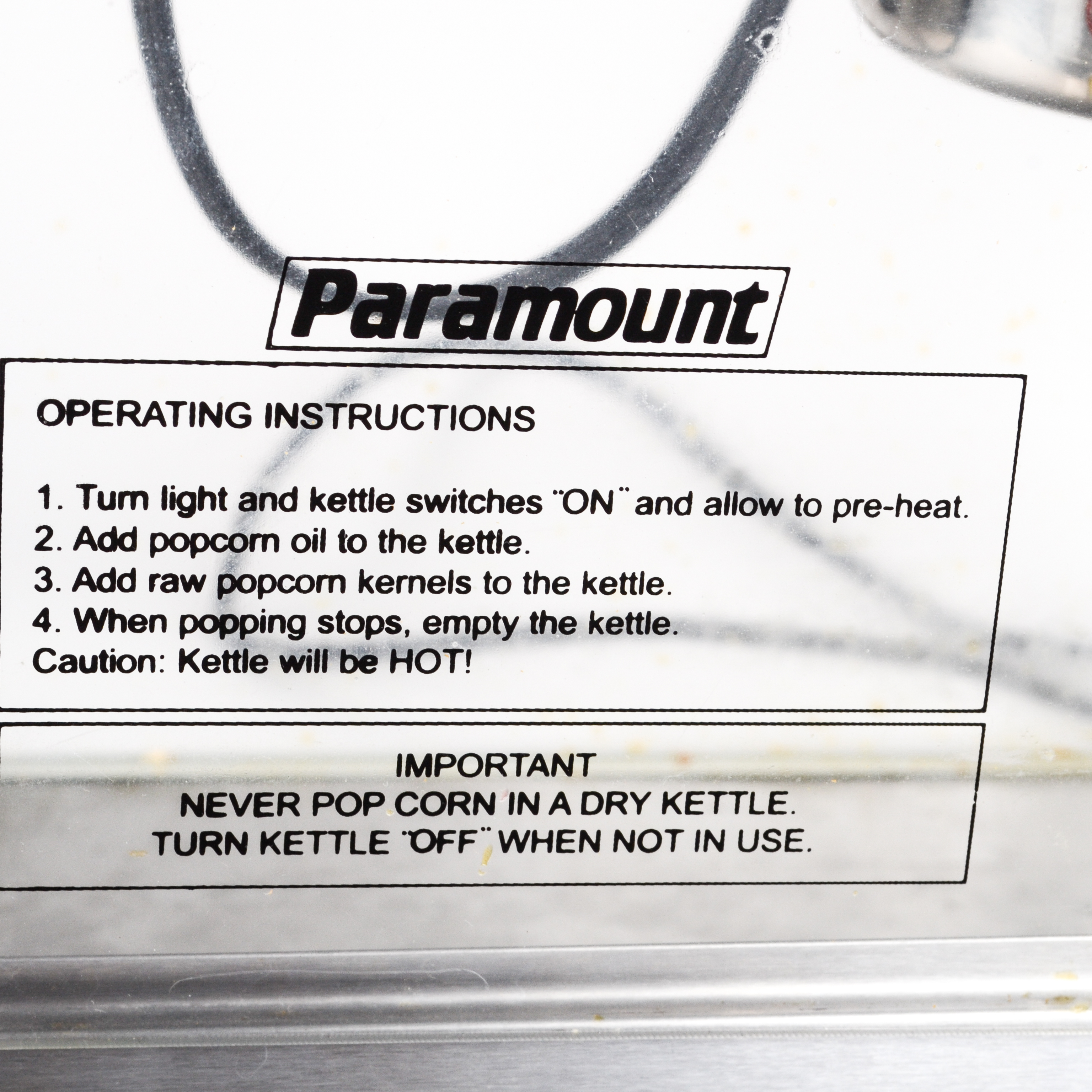 Paramount Movie Style Popcorn Popper