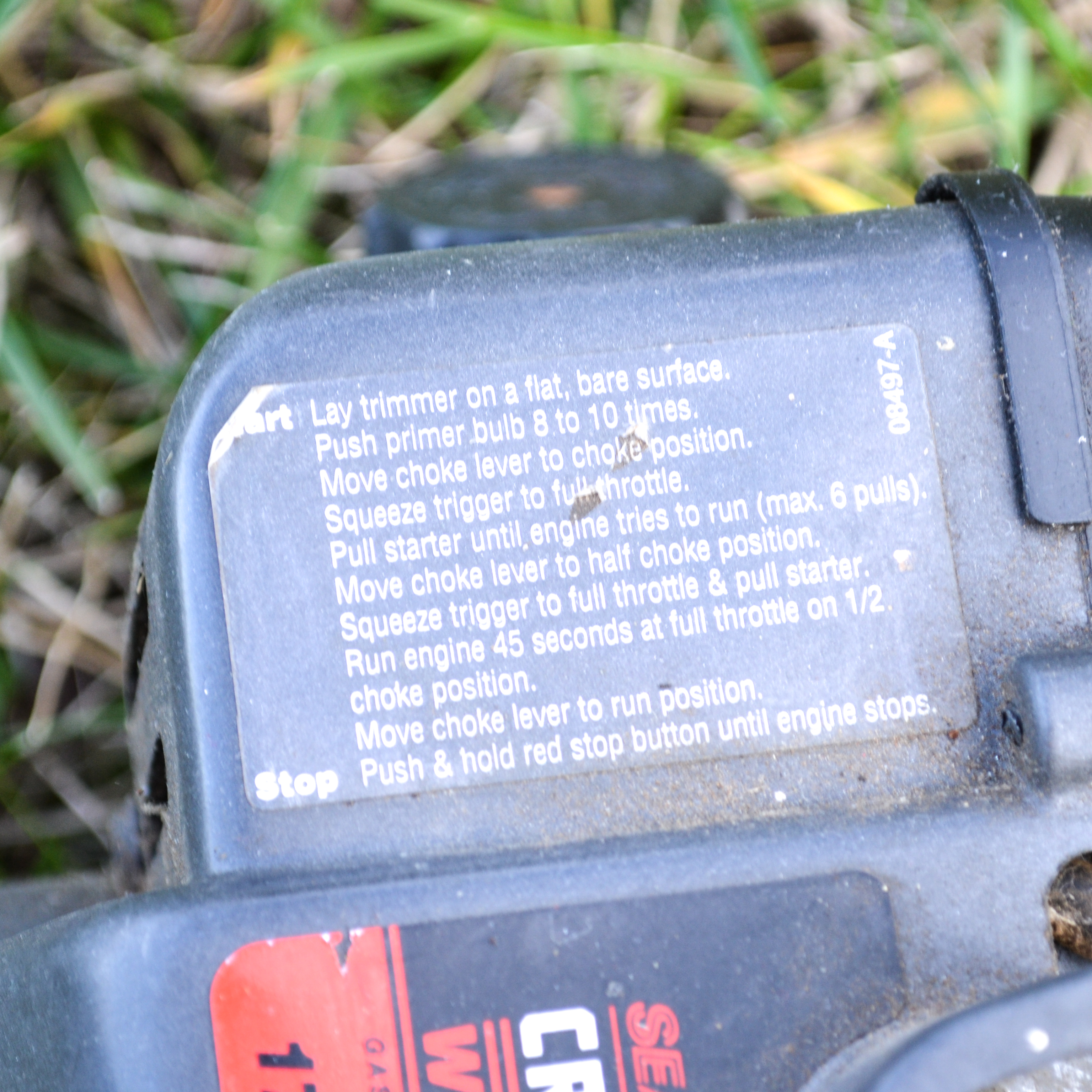 Craftsman Weedwacker Gas Powered Weed Trimmer