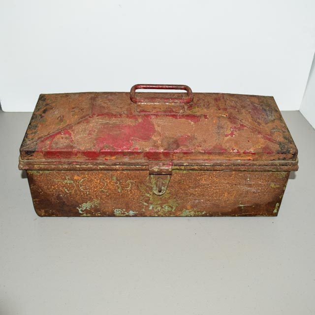 Rustic Metal Tool Box