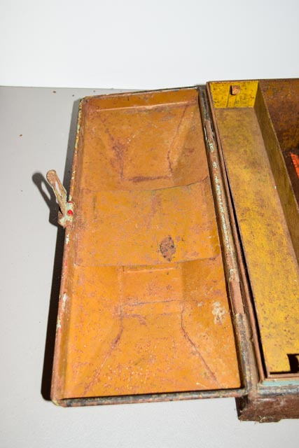 Rustic Metal Tool Box