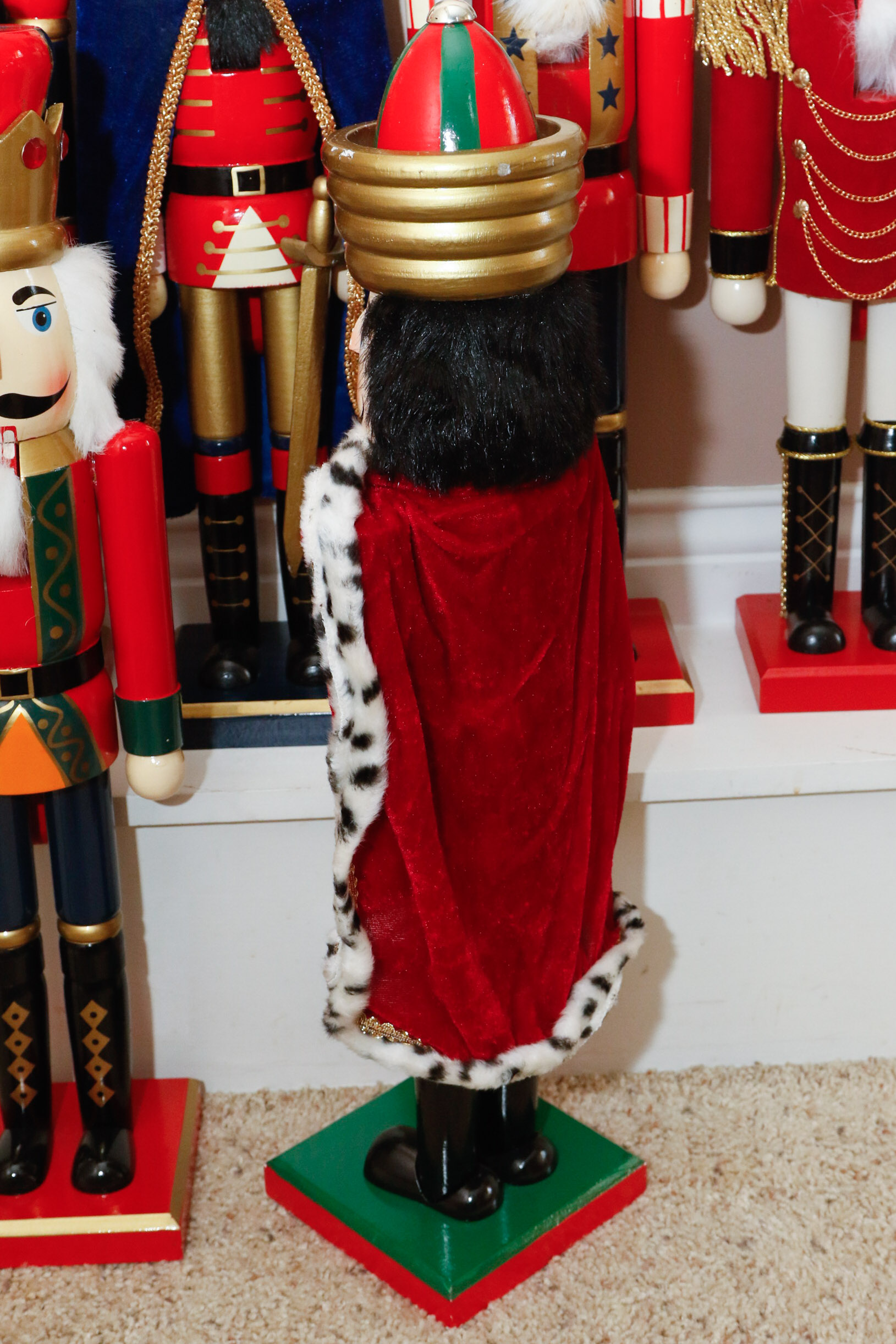 Collection of Handcrafted Wooden Nutcracker Dolls