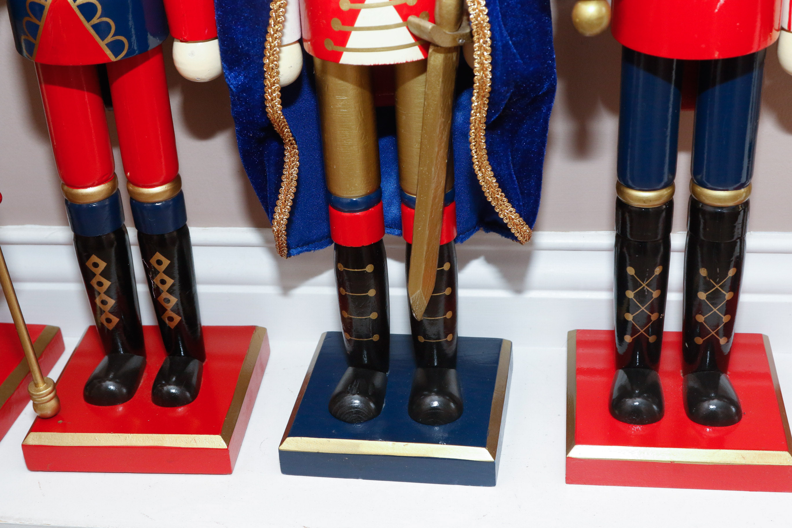 Collection of Handcrafted Wooden Nutcracker Dolls