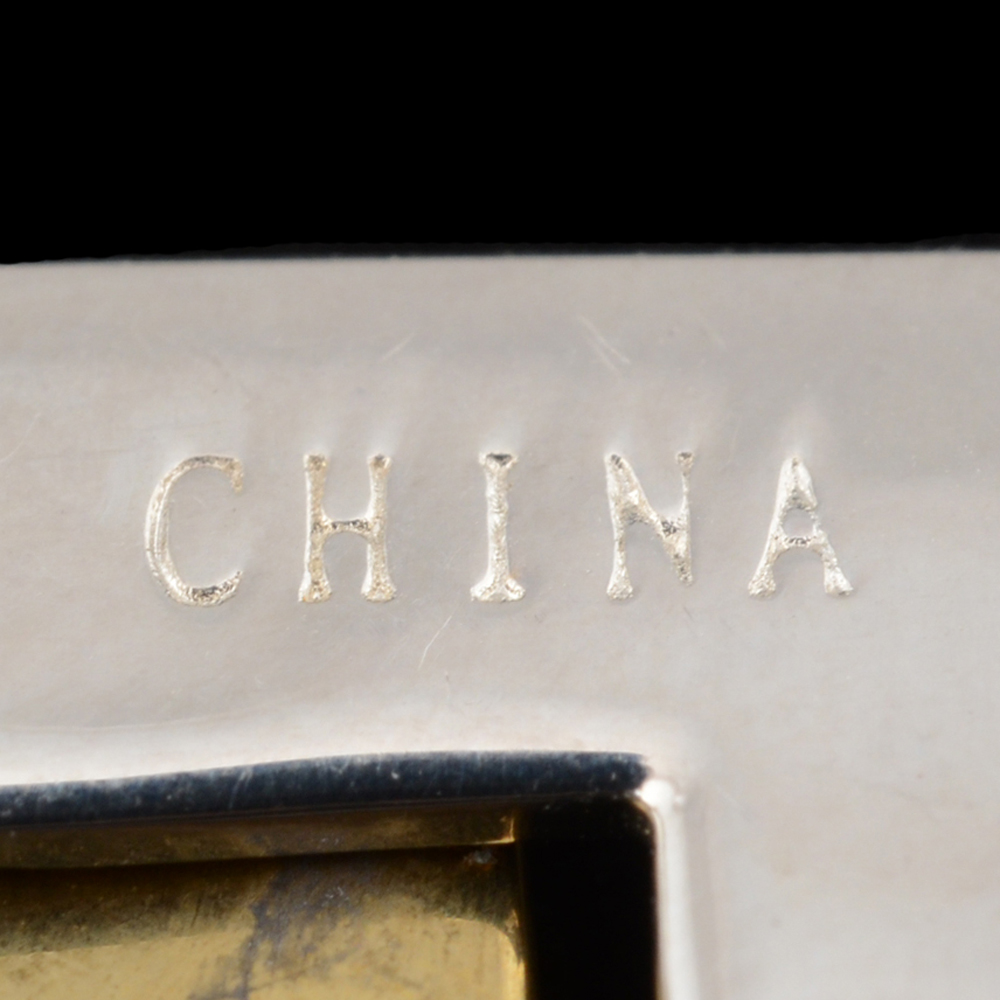 RLM Studio Sterling Silver and Brass Pendant Necklace with Black Cord