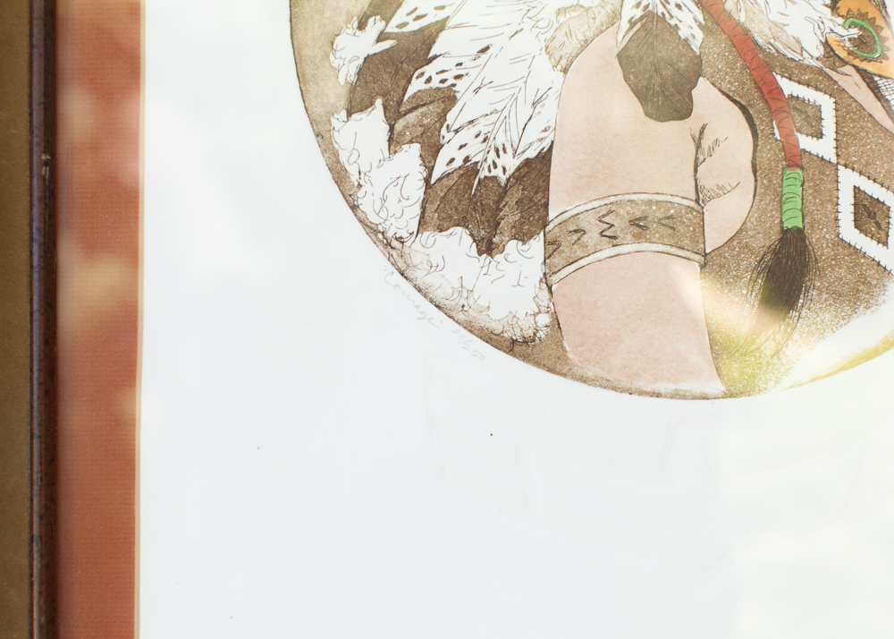 Native American Lithograph