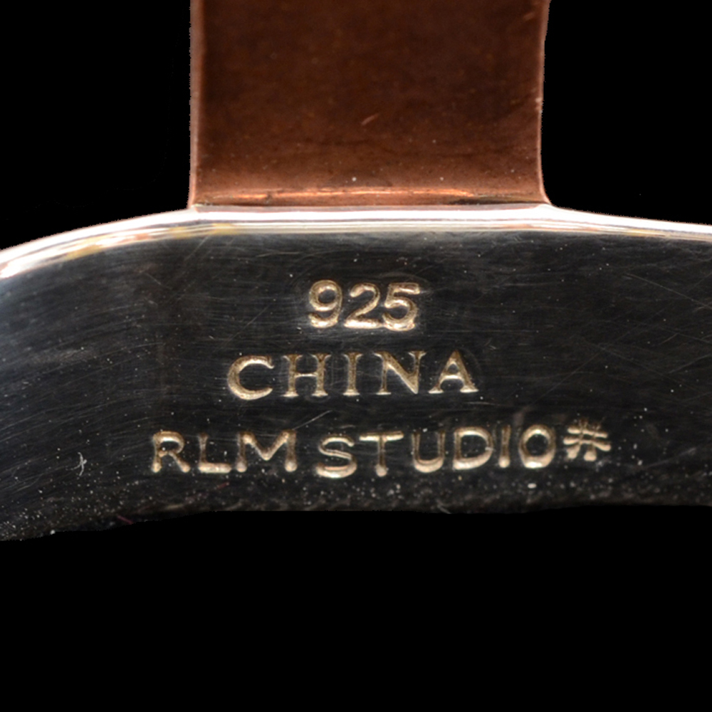 RLM Studio Sterling, Copper and Brass Openwork Cuff Bracelet