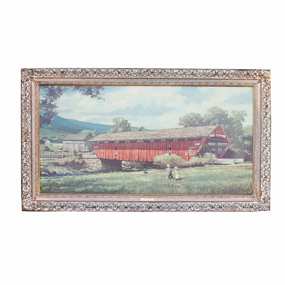 Eric Sloane "Nostalgic Summer" Offset Lithograph Print