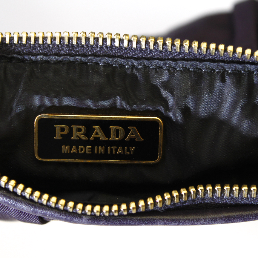 Prada Navy Toiletry Bag