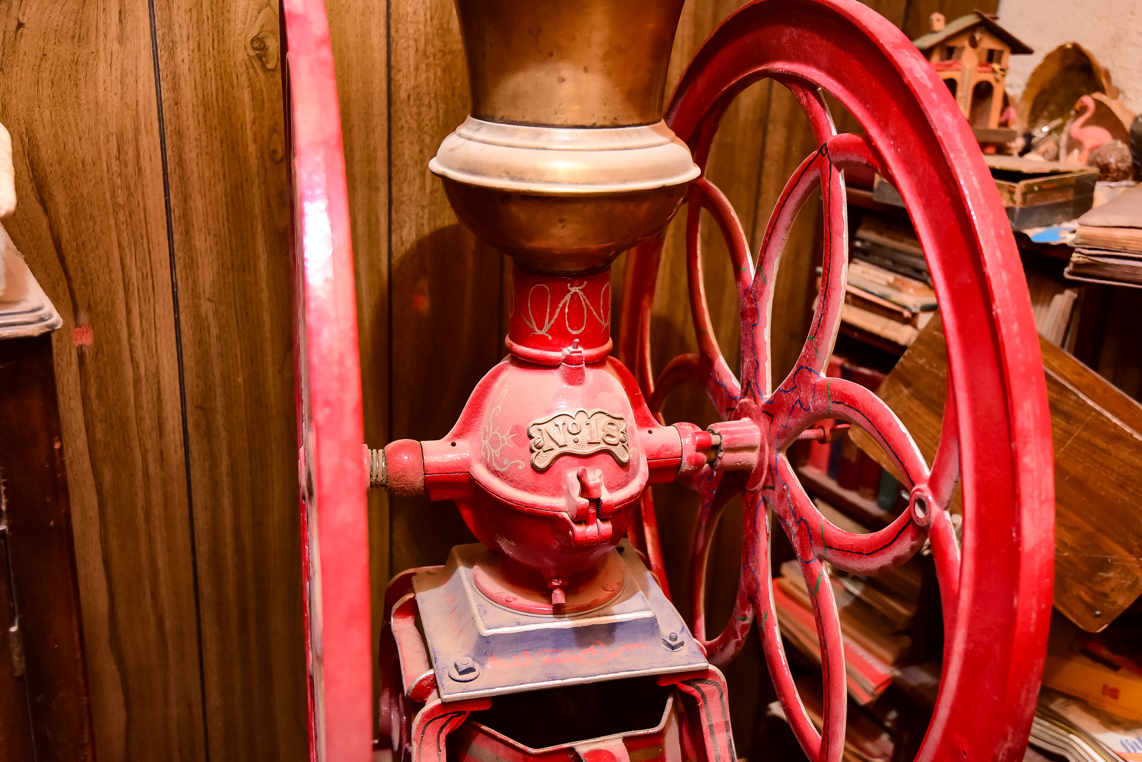 Antique Cast Iron Coffee Grinder
