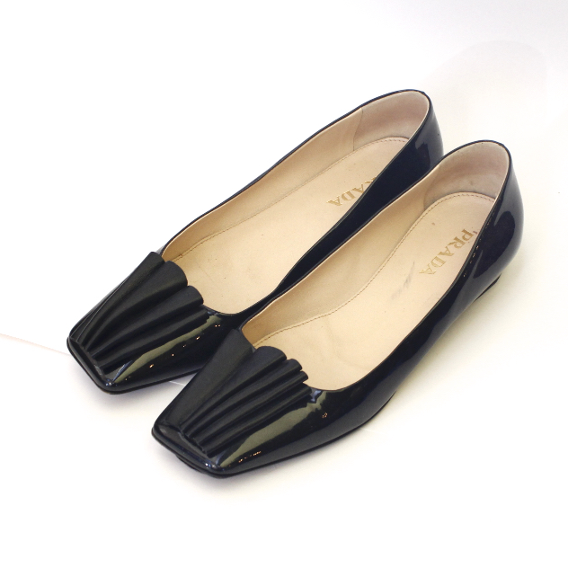 Women's Prada Patent Leather Flats