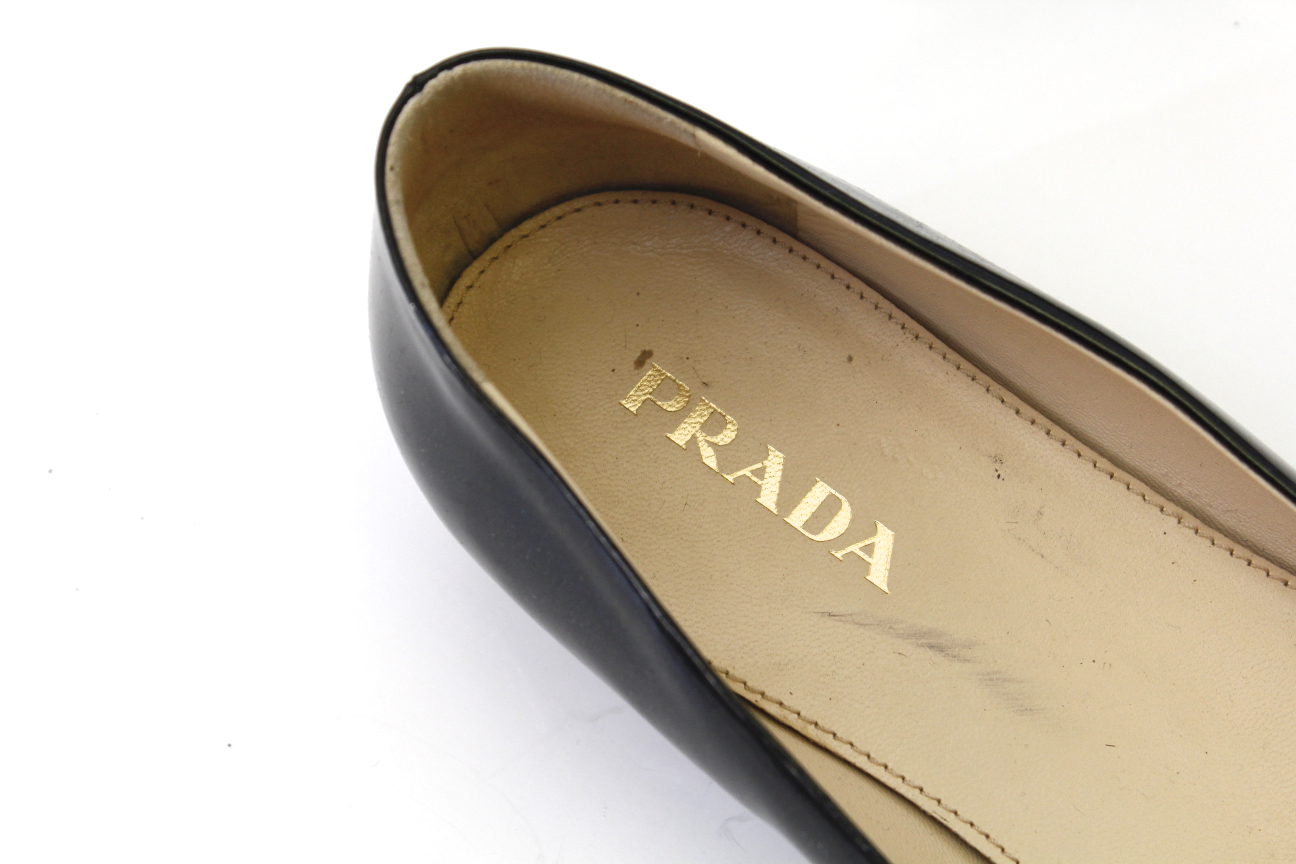 Women's Prada Patent Leather Flats