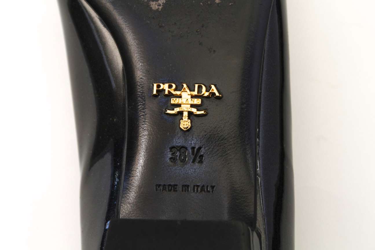 Women's Prada Patent Leather Flats