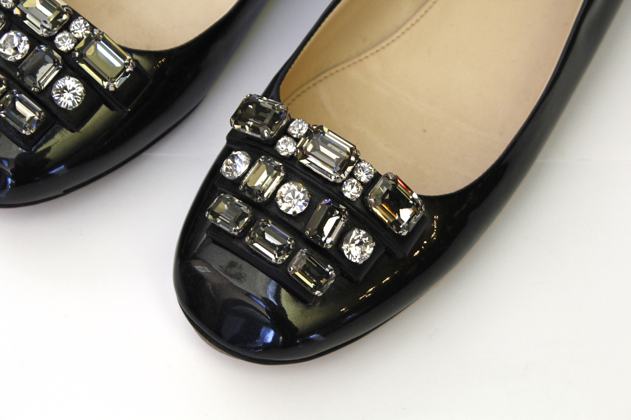 Prada Patent Leather Ballet Flats