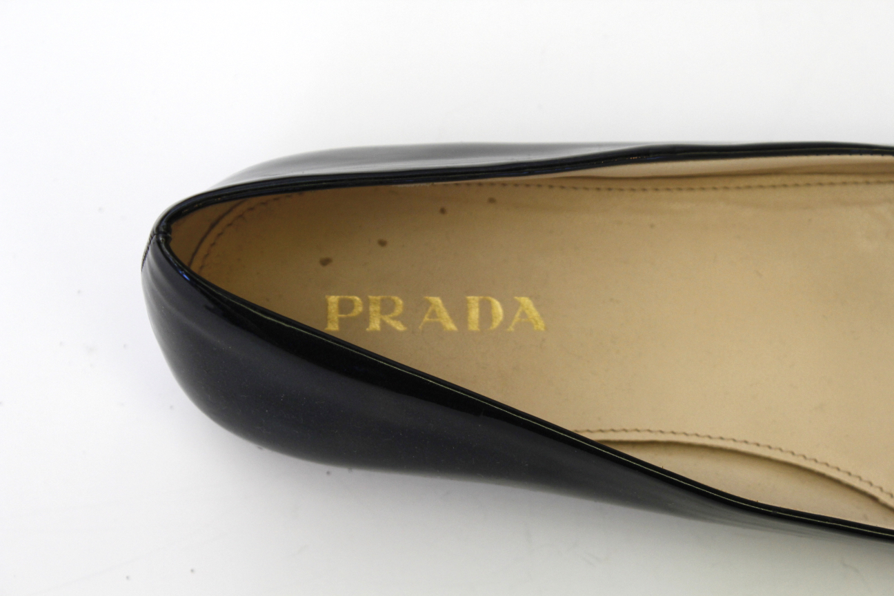 Prada Patent Leather Ballet Flats