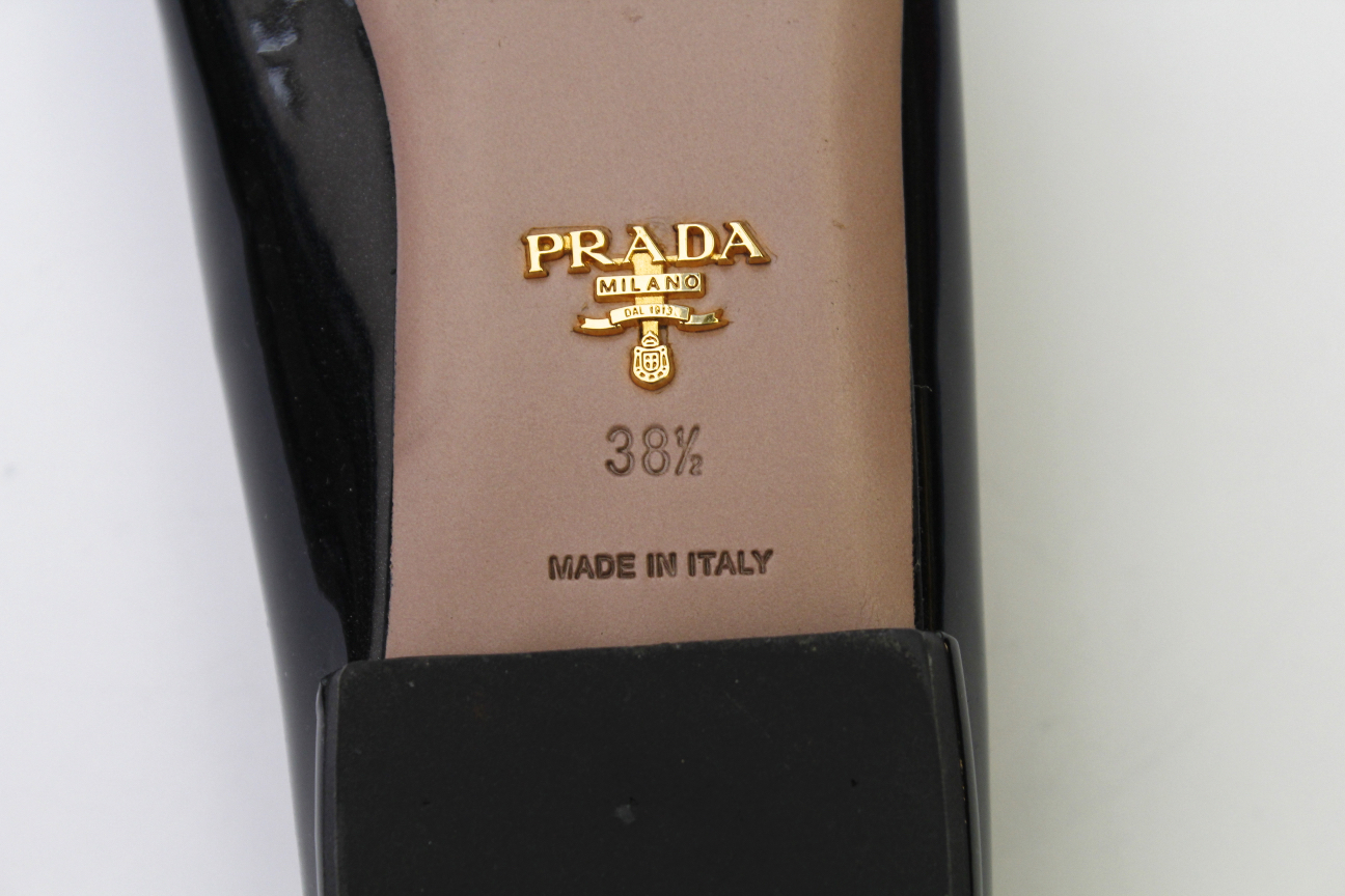 Prada Patent Leather Ballet Flats
