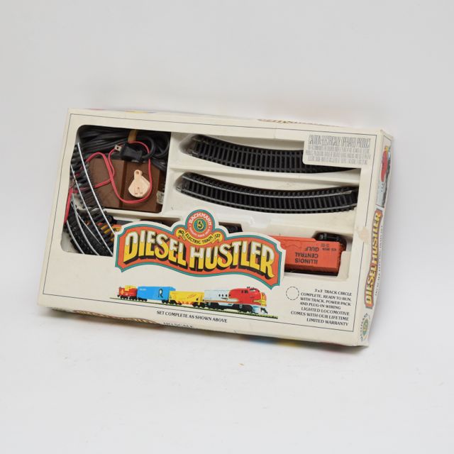 Vintage Bachmann HO Scale Diesel Hustler Electric Train Set
