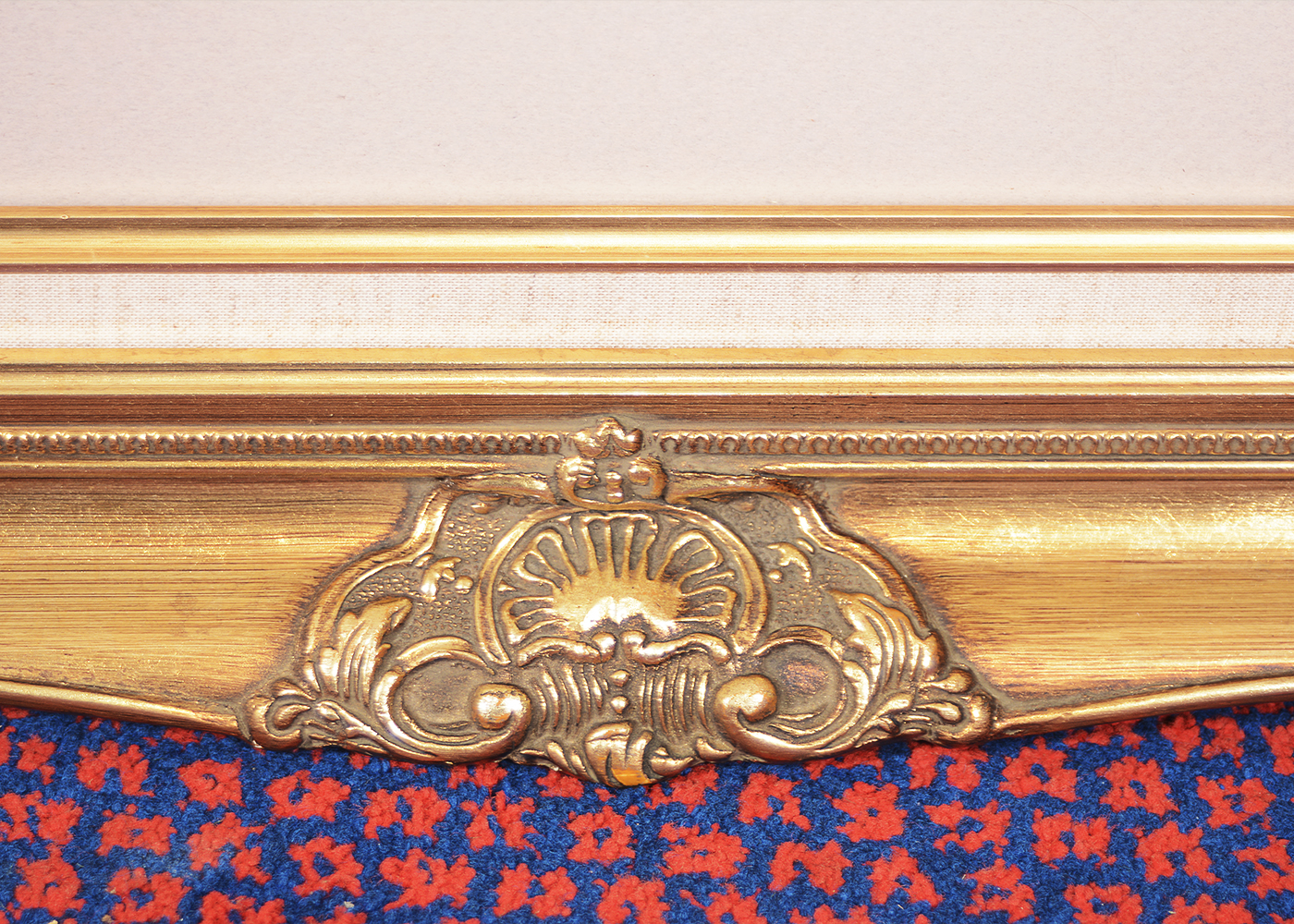 Framed Robert Girrard (Thomas Kinkade) Offset Lithograph "A Touch of Spring"