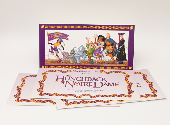 Set of Offset Lithographs of Disney Stills from Popular Movies