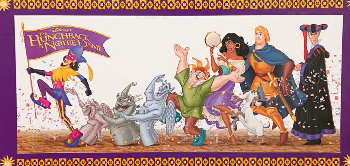 Set of Offset Lithographs of Disney Stills from Popular Movies