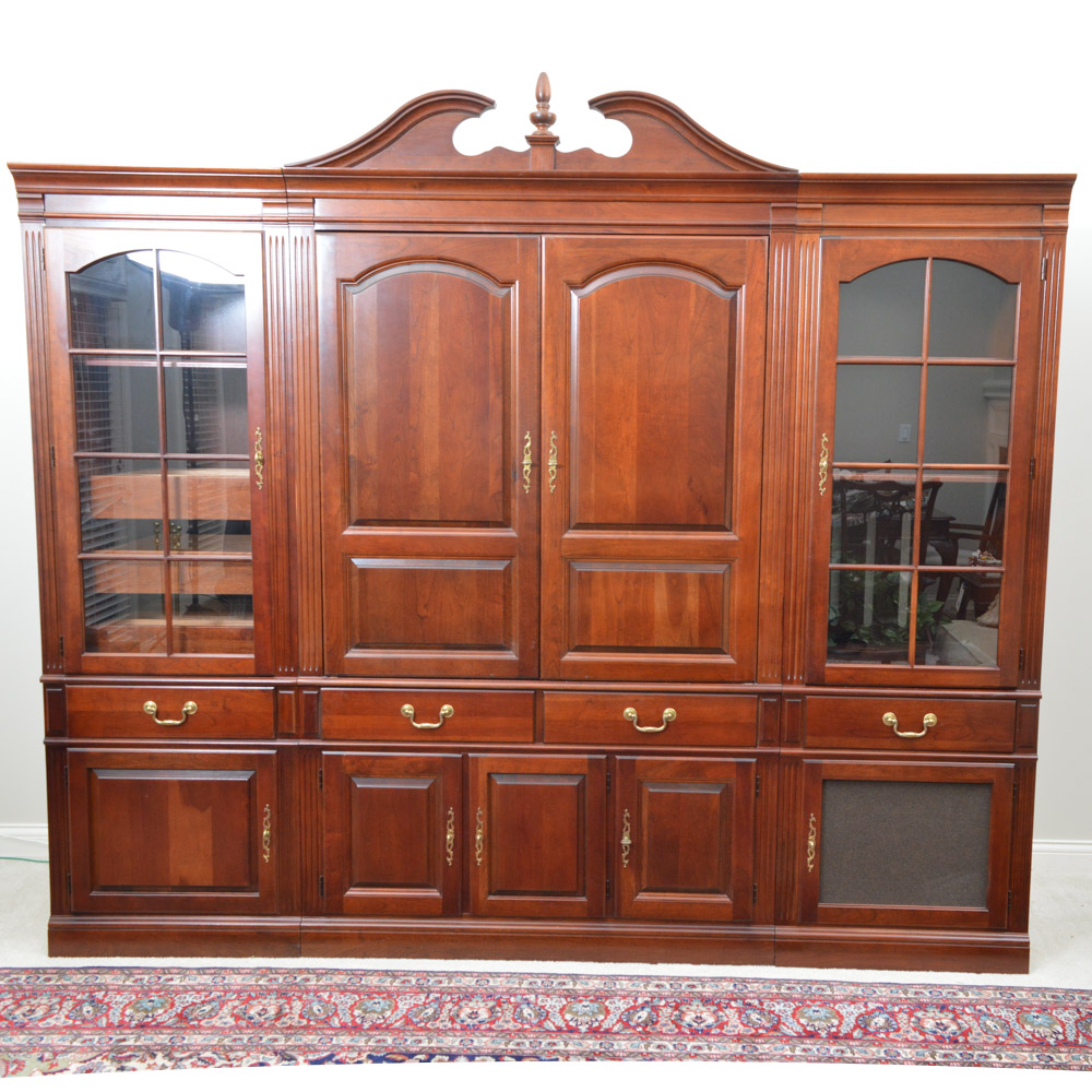 Pennsylvania House Cherry Three-Piece Entertainment Center