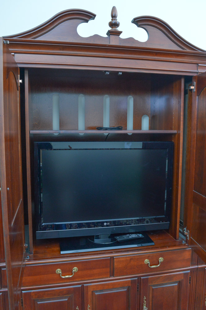 Pennsylvania House Cherry Three-Piece Entertainment Center
