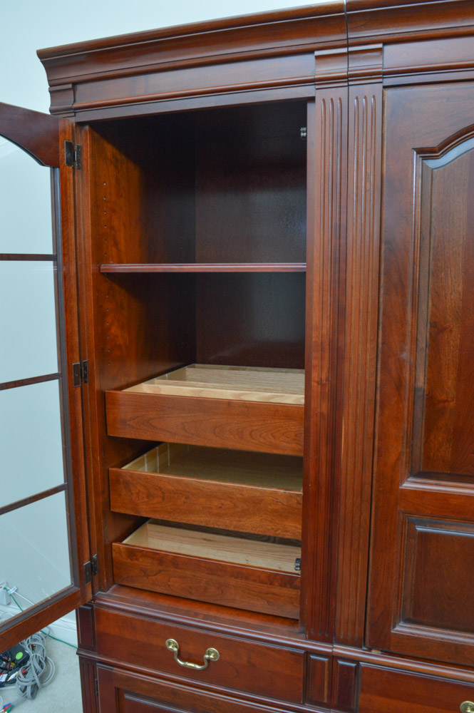 Pennsylvania House Cherry Three-Piece Entertainment Center