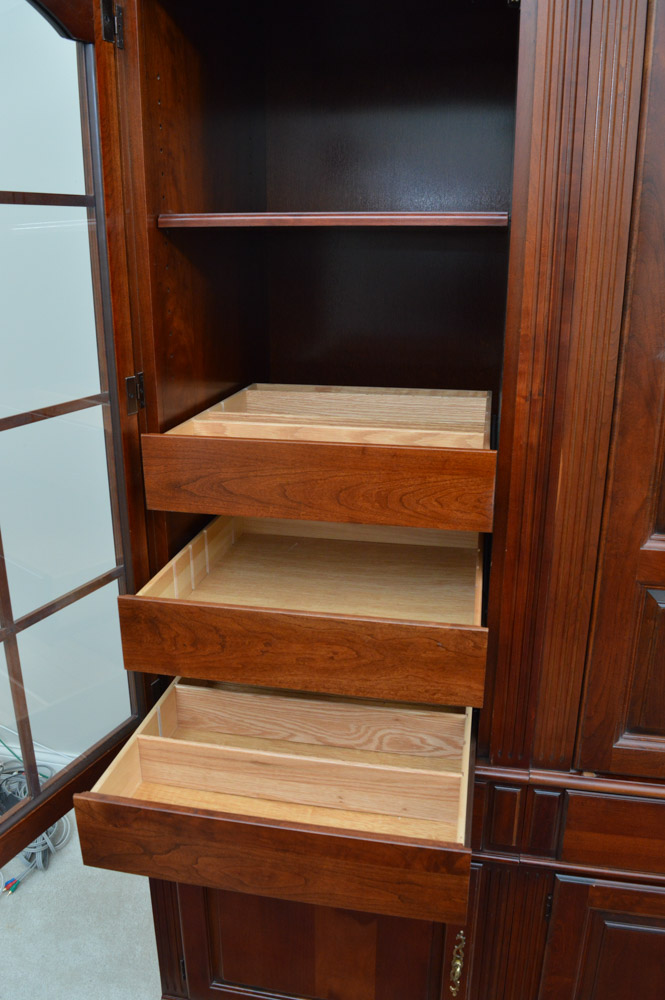 Pennsylvania House Cherry Three-Piece Entertainment Center