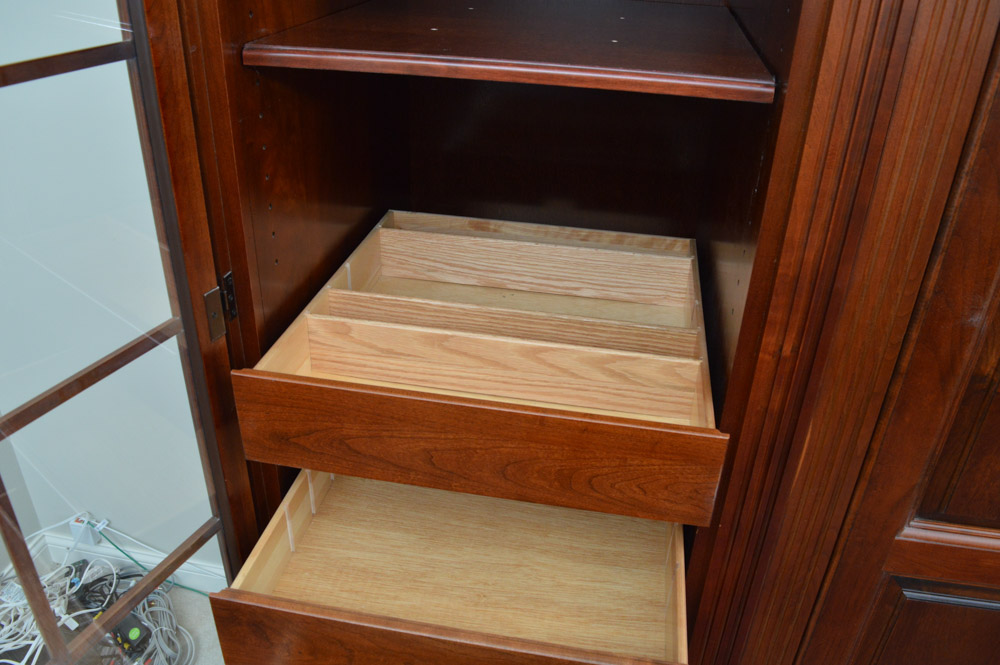 Pennsylvania House Cherry Three-Piece Entertainment Center