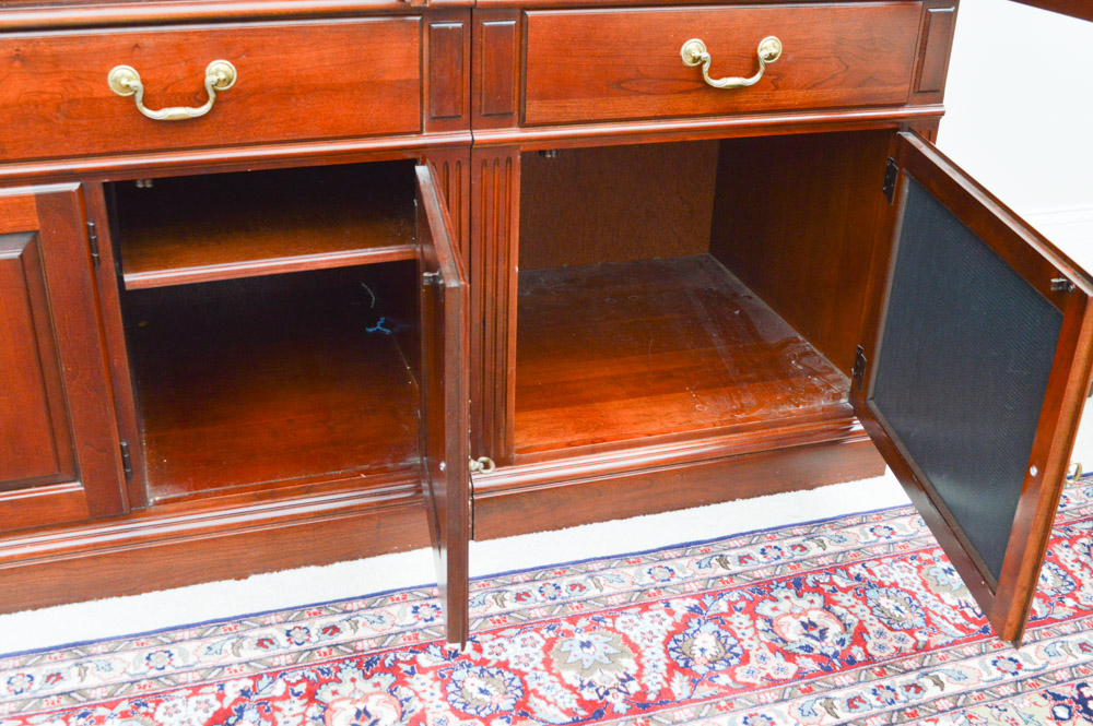 Pennsylvania House Cherry Three-Piece Entertainment Center