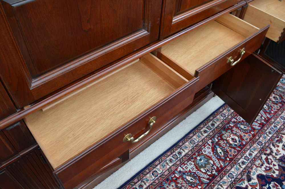 Pennsylvania House Cherry Three-Piece Entertainment Center